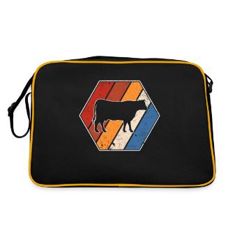 Boeuf rétro - Sac Retro - noir/or - Dos