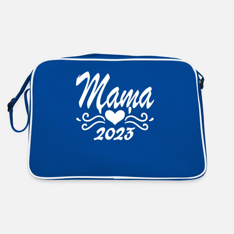 Mama 2023 Mutter Schwangerschaft Geschenk Retro Tasche