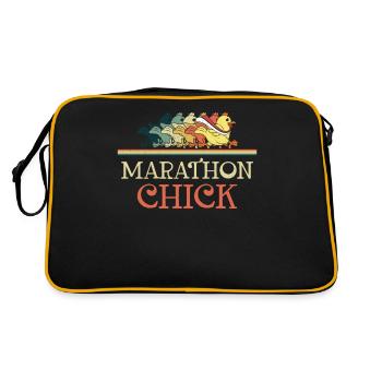 Running Runner Half Marathon - Retro Bag - black/gold - Back