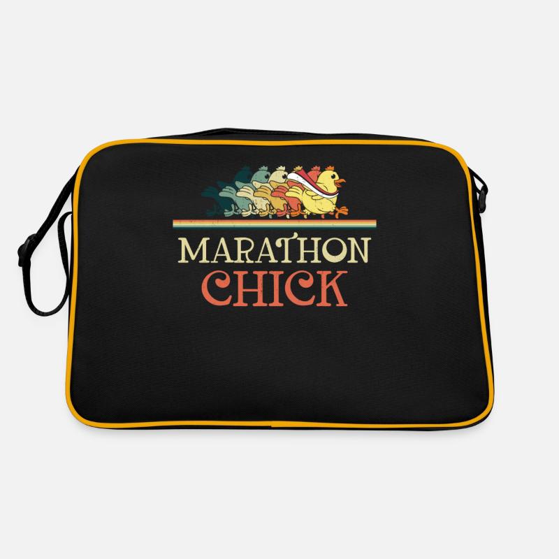 Running Runner Half Marathon Retro Tasche