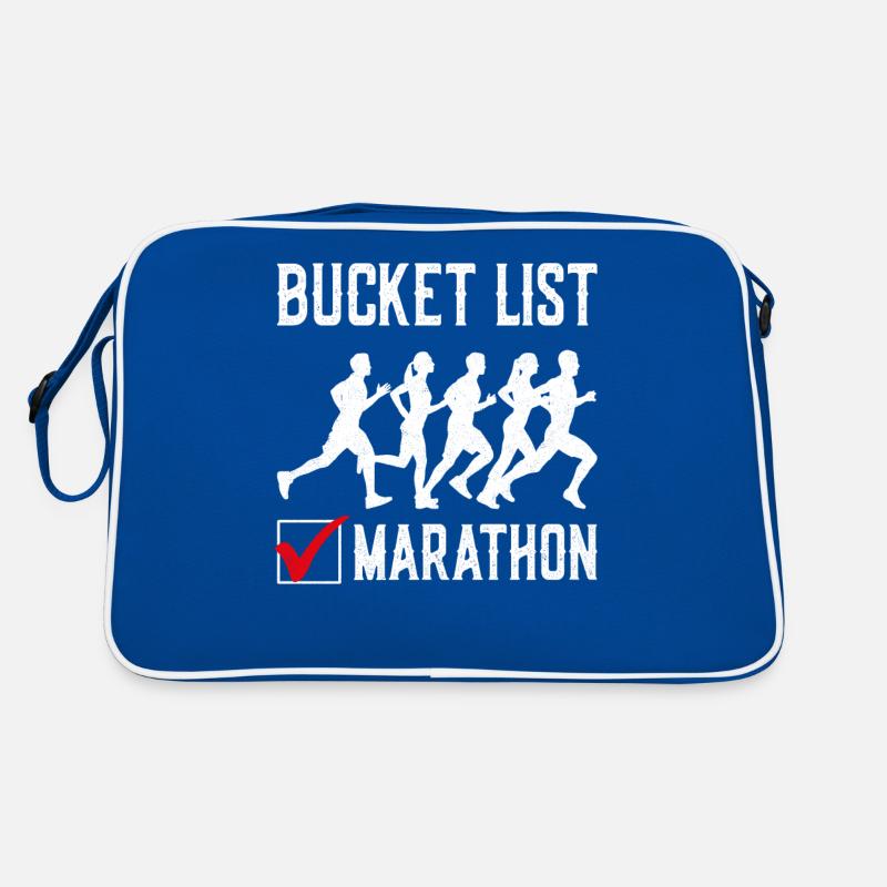 Running Runner Half Marathon Retro Tasche