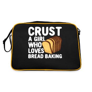 Funny bread baker - Retro Bag - black/gold - Back