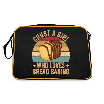 Funny bread baker - Retro Bag - black/gold - Back