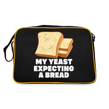 Funny bread baker - Retro Bag - black/gold - Back