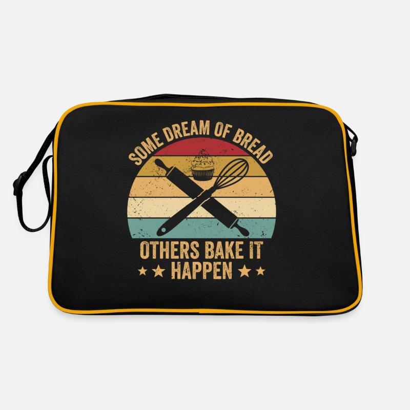 Lustiger Brotbacken-Bäcker Retro Tasche