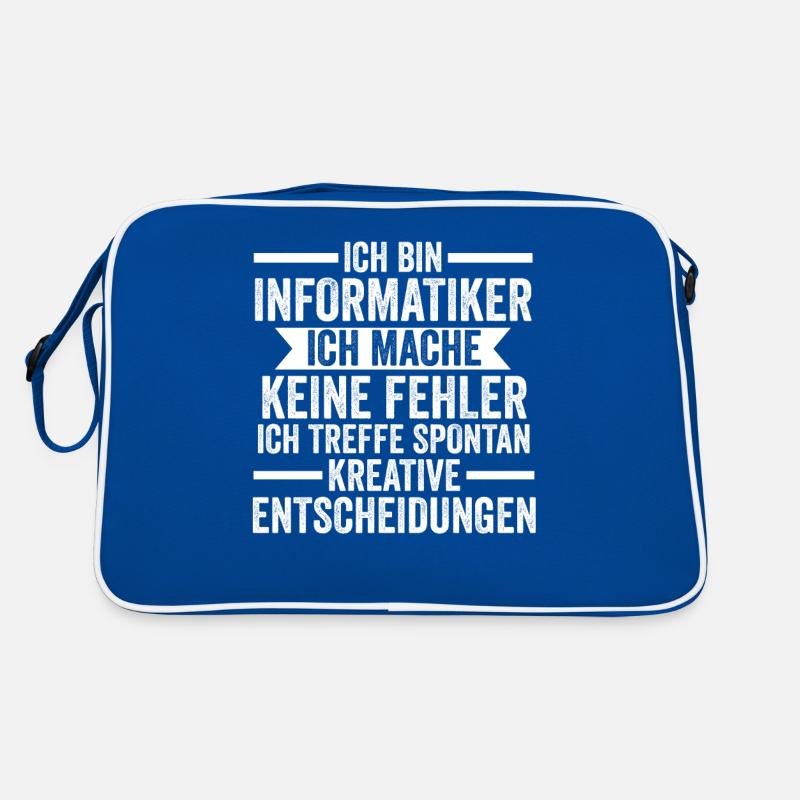 IT Fachmann Informatiker Informatik Programmierer Retro Tasche