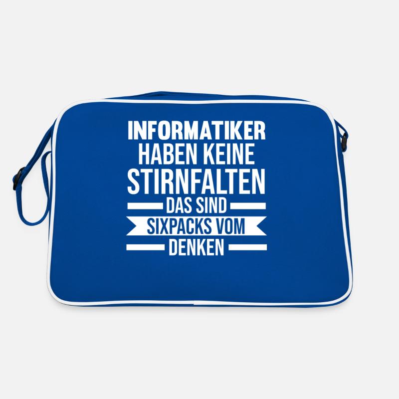 IT Fachmann Informatik Programmierer Informatiker Retro Tasche