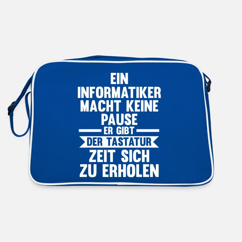 IT Fachmann Informatik Programmierer Informatiker Retro Tasche