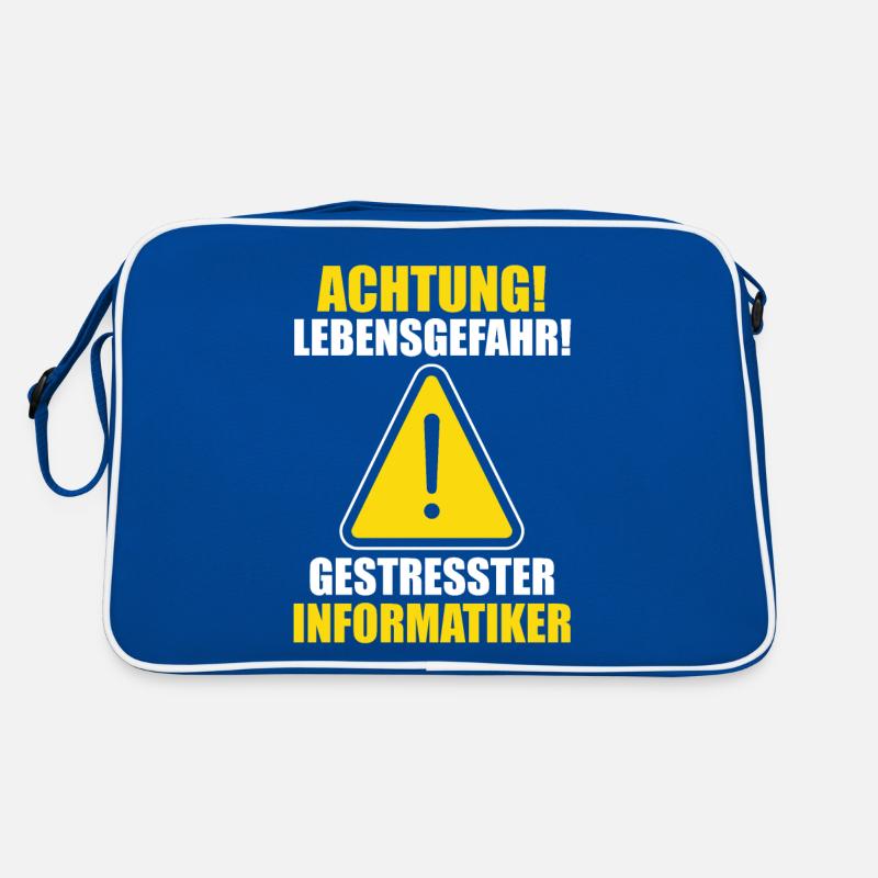 IT Fachmann Informatik Informatiker Programmierer Retro Tasche