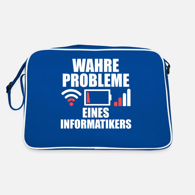 IT Fachmann Informatik Informatiker Programmierer Retro Tasche