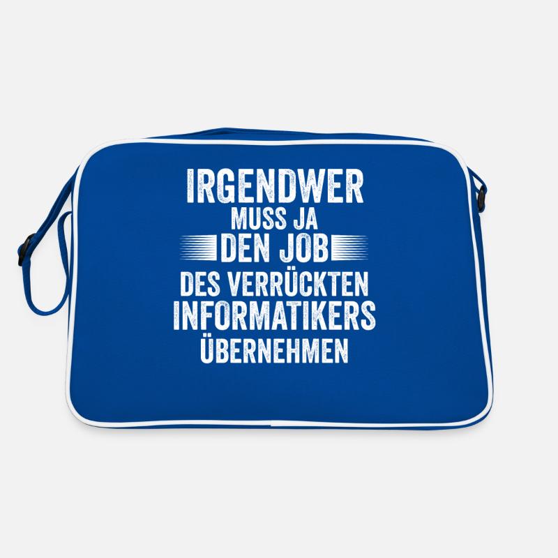 IT Fachmann Informatik Programmierer Informatiker Retro Tasche