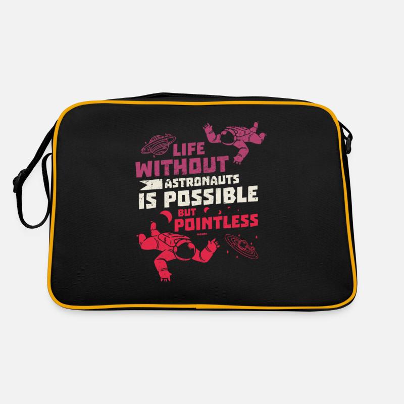 Life without astronauts is possible Retro Bag