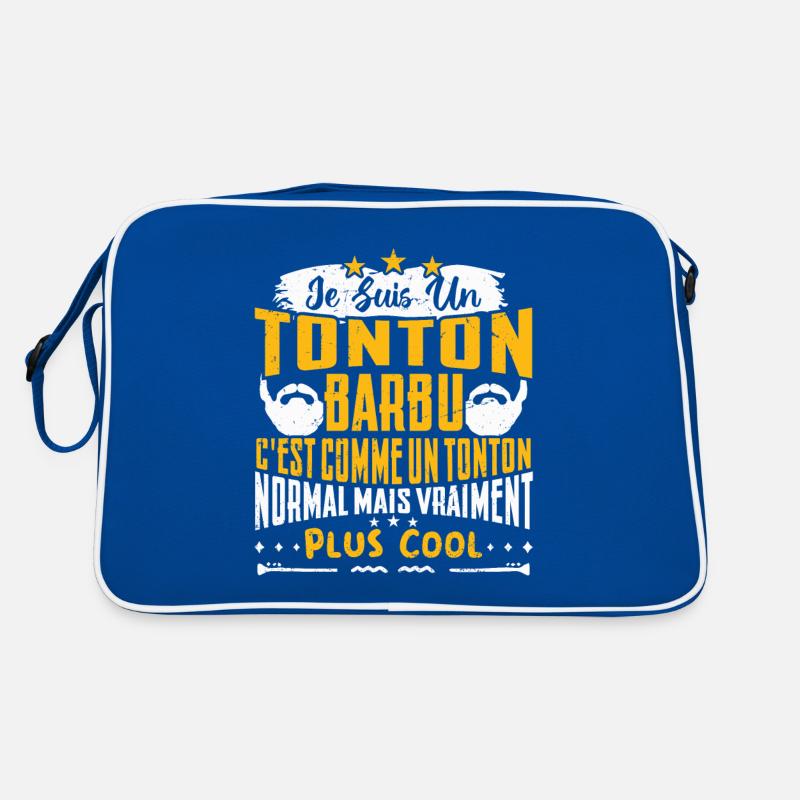 A cooler bearded uncle| Humor Gift Uncle Retro Bag