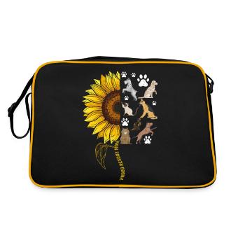 Escadron de chiens de sauvetage Tournesol - Sac Retro - noir/or - Dos