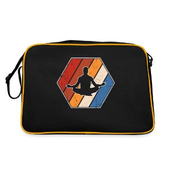 Yoga Méditation Rétro - Sac Retro - noir/or - Dos