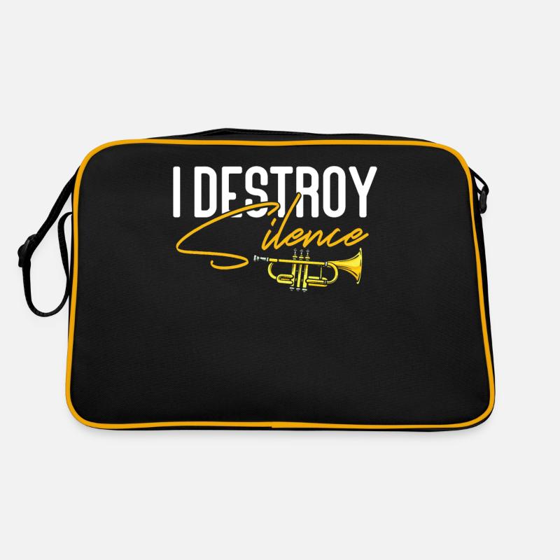 Le trompettiste I Destroy Silence Sac Retro