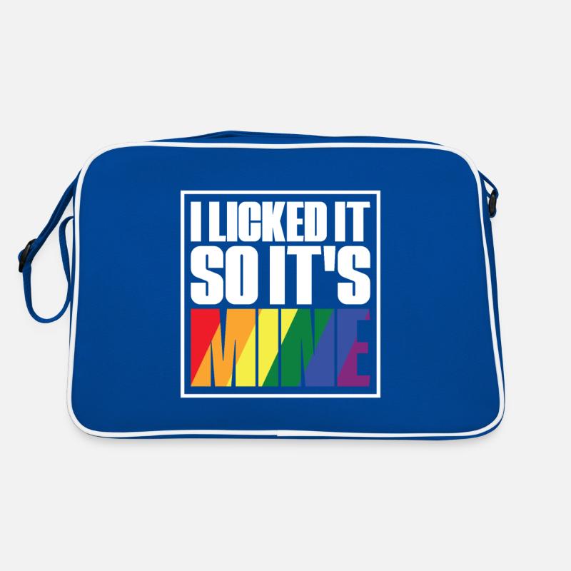 LGBT Human Mensch Regenbogen Geschenkidee Retro Tasche