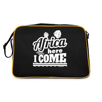 Afrique - Sac Retro - noir/or - Dos