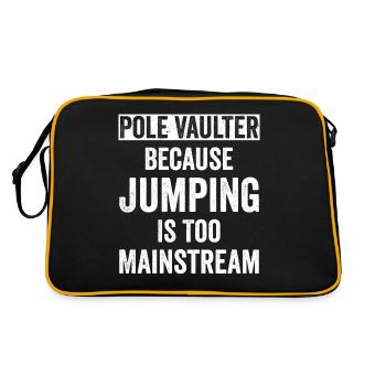 Pole vault - Retro Bag - black/gold - Back