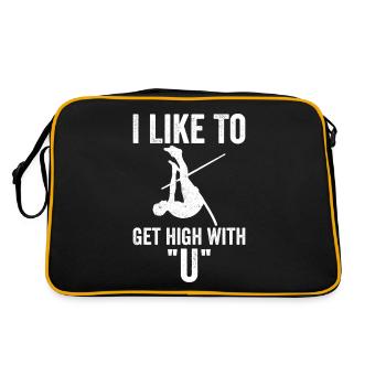 Funny Pole Vault Pole Vault - Retro Bag - black/gold - Back