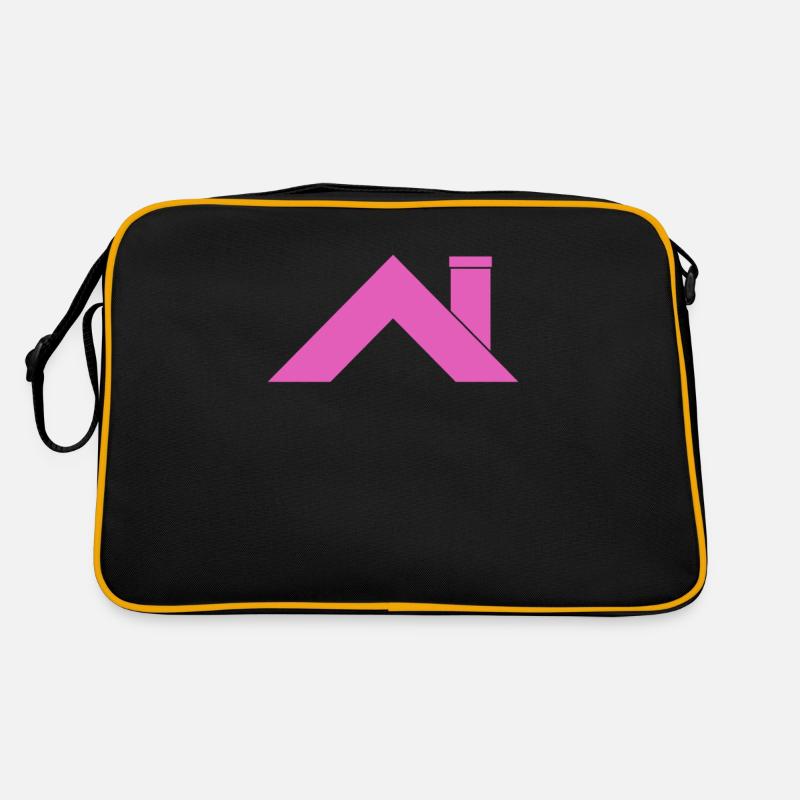 Haus Dach Retro Tasche