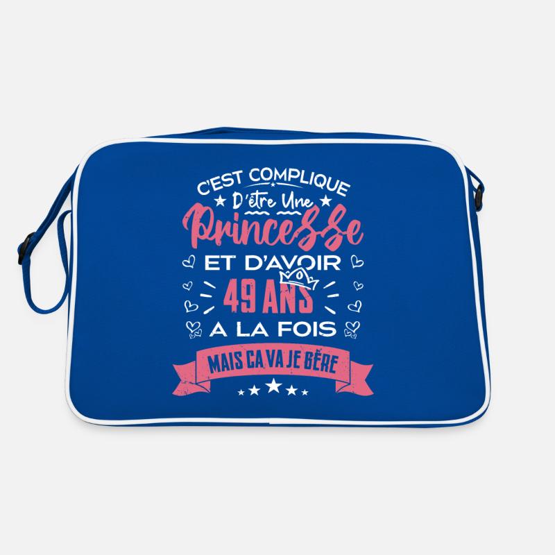 Une princesse a 49 ans, Cadeau d’anniversaire Sac Retro