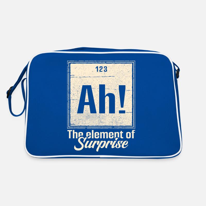 Laboratory Chemist Chemistry Profession Element Pun Retro Bag
