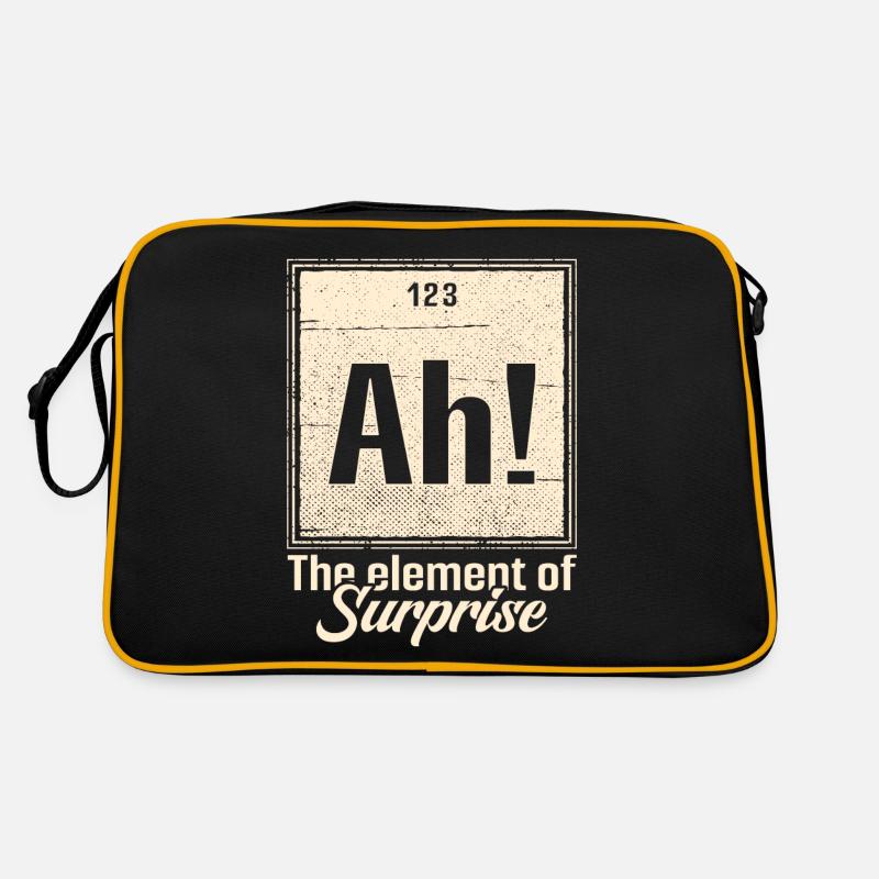 Chimiste de laboratoire Chimie Profession Élément jeu de mots Sac Retro