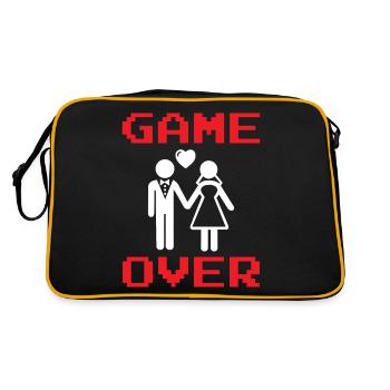 Rumbling YAA Man Groom Bachelor Party - Retro Bag - black/gold - Back