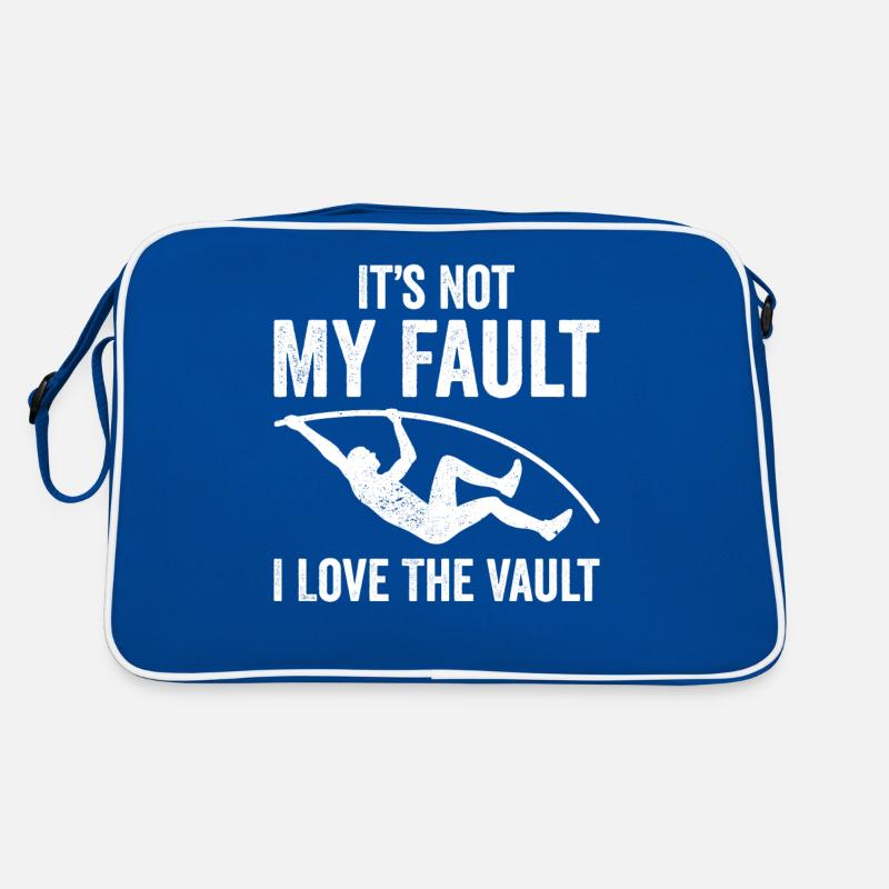 Fun pole vault Retro Bag