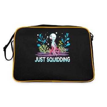 Poulpe Poulpe Tentacule de mer Poulpe Poulpe Poulpe Poulpe - Sac Retro - noir/or - Dos