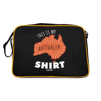 This Is My Australia Shirt - Retro Bag - black/gold - Back