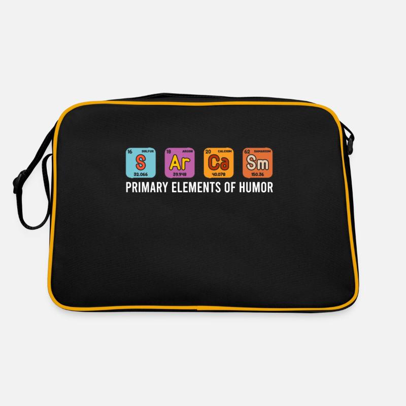Blagues de tableau périodique Mèmes, chimie, physique Sac Retro