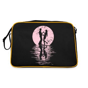 Danseurs Danse Couple Danse, Danse Rumba Renard Tango Salsa - Sac Retro - noir/or - Dos