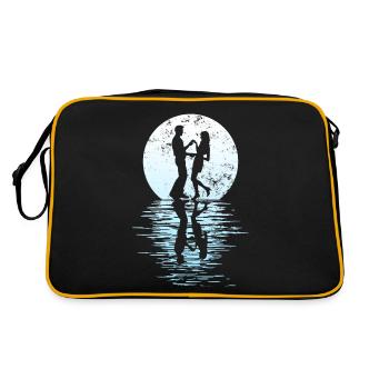 Danseurs Danse Couple Danse, Danse Rumba Renard Tango Salsa - Sac Retro - noir/or - Dos