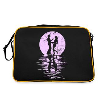 Danseurs Danse Couple Danse, Danse Rumba Renard Tango Salsa - Sac Retro - noir/or - Dos