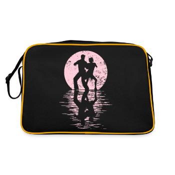Danseurs Danse Couple Danse, Danse Rumba Renard Tango Salsa - Sac Retro - noir/or - Dos
