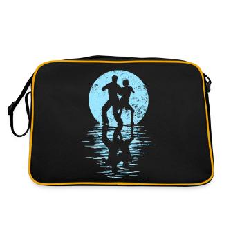 Danseurs Danse Couple Danse, Danse Rumba Renard Tango Salsa - Sac Retro - noir/or - Dos