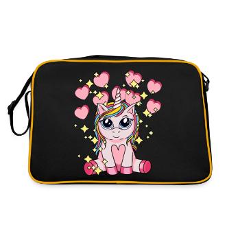 Licorne Hearty Mythical Animal Enfants Stardust - Sac Retro - noir/or - Dos