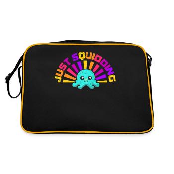 Poulpe Poulpe Tentacule de mer Poulpe Poulpe Poulpe Poulpe - Sac Retro - noir/or - Dos