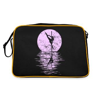 Pole Dance Dancer, Pole Dance, Pole Dancing - Sac Retro - noir/or - Dos