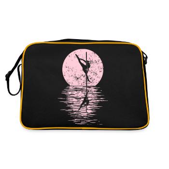 Pole Dance Dancer, Pole Dance, Pole Dancing - Sac Retro - noir/or - Dos