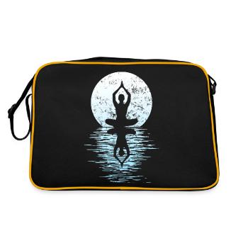 Yogi Yogini Health Meditation Outfits Girls - Retro Bag - black/gold - Back