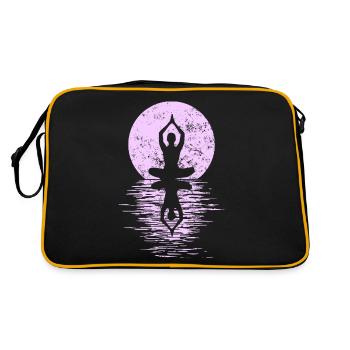 Yogi Yogini Health Meditation Outfits Girls - Retro Bag - black/gold - Back