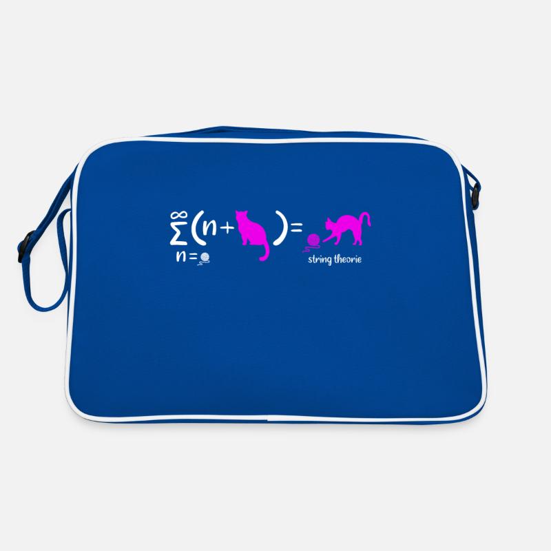String Theorie Nerd Physik Schrödingers Katze Retro Tasche