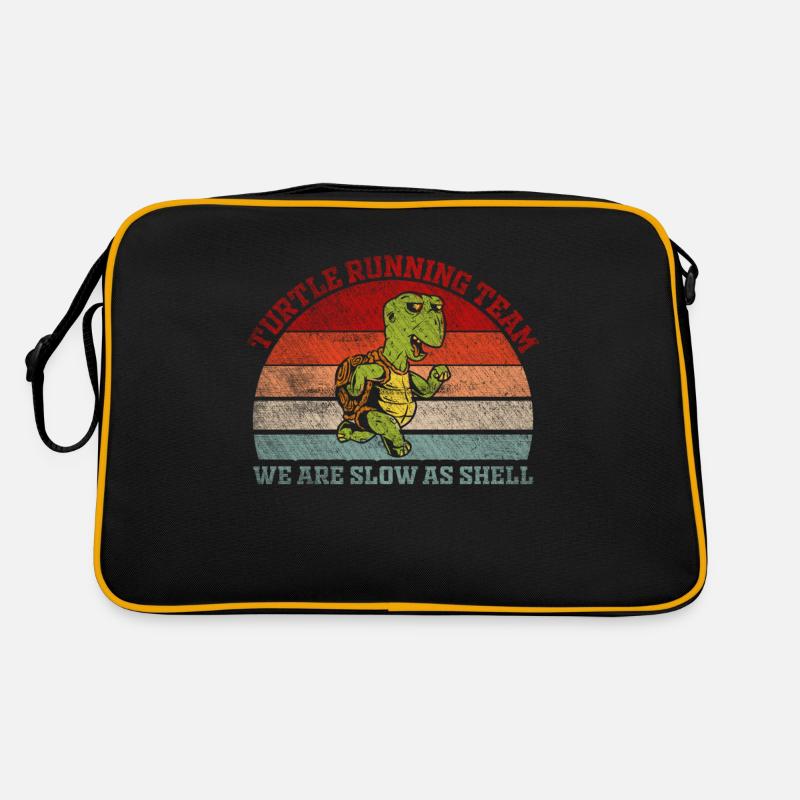 Turtle Running Team - Nous sommes lents comme Shell Running Sac Retro
