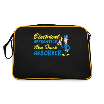 Electrical Apprentice Aka Shock Absorber - Retro Bag - black/gold - Back