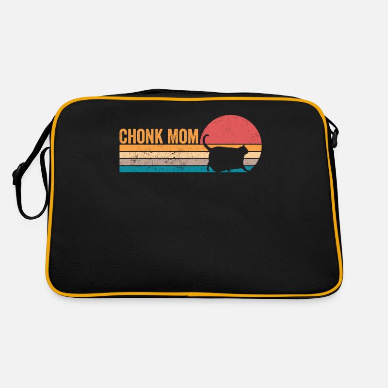 Chonk Meme Katze Chonk Mama Retro Tasche