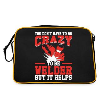Souder Souder Vintage Vous ne soudez pas - Sac Retro - noir/or - Dos