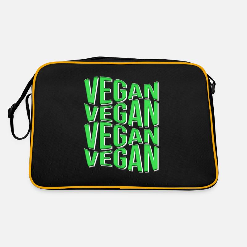 végétalien Sac Retro